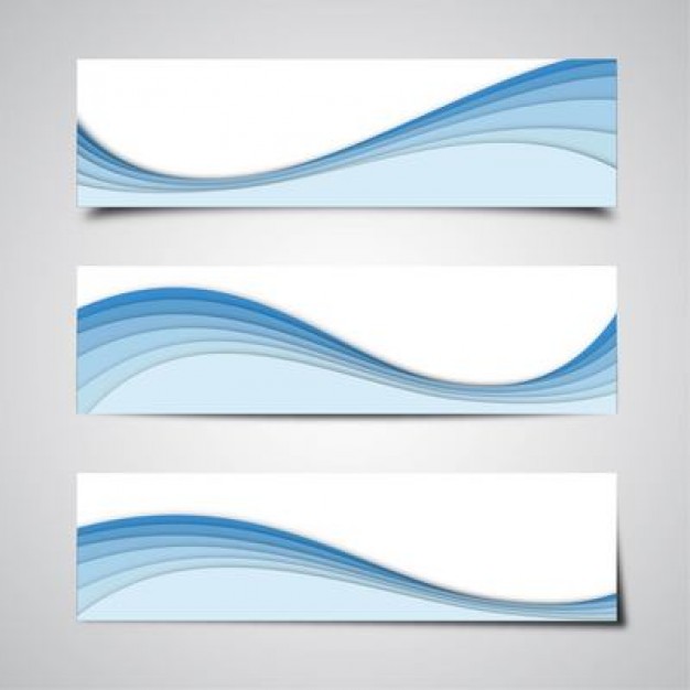 Blue Banner Vector