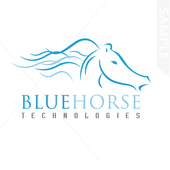 Blue Horse Logo