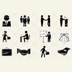 Business People Icon Clip Art