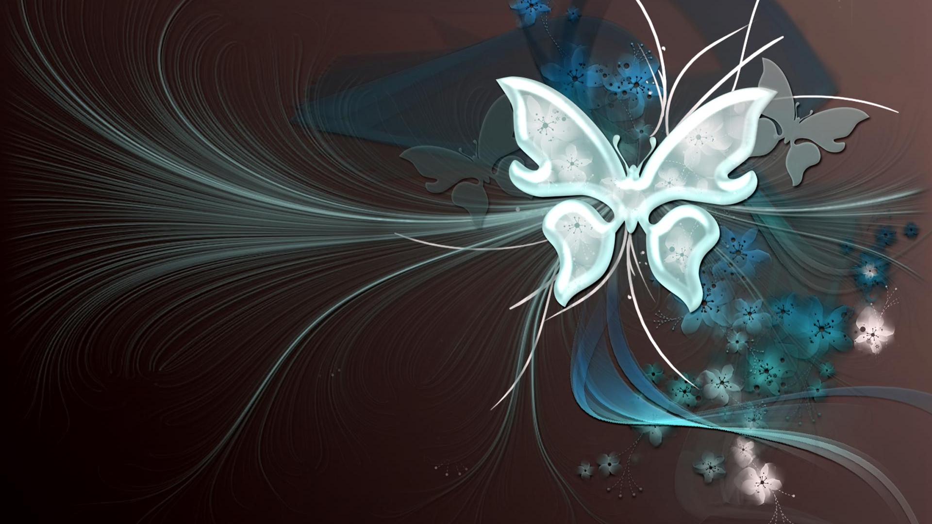 Butterflies Vector Art Wallpaper