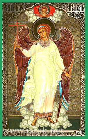 Byzantine Guardian Angel Icon