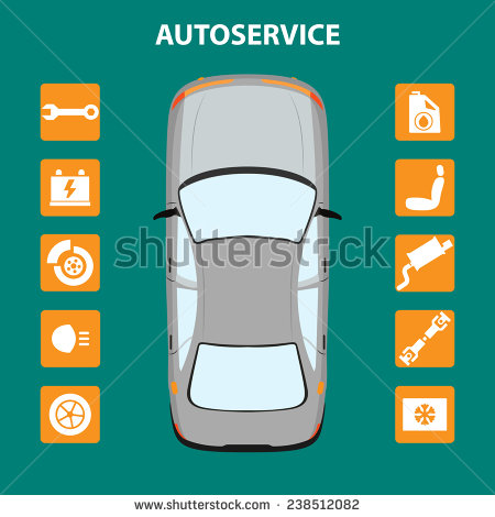 Car Top View Template