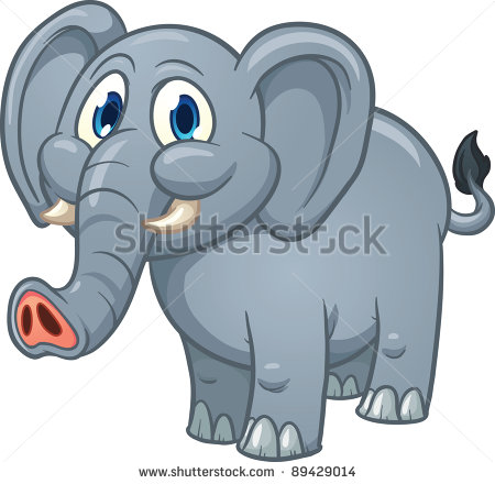 Cartoon Elephant Vector