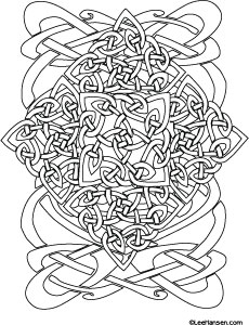 Celtic Designs Coloring Pages Adult