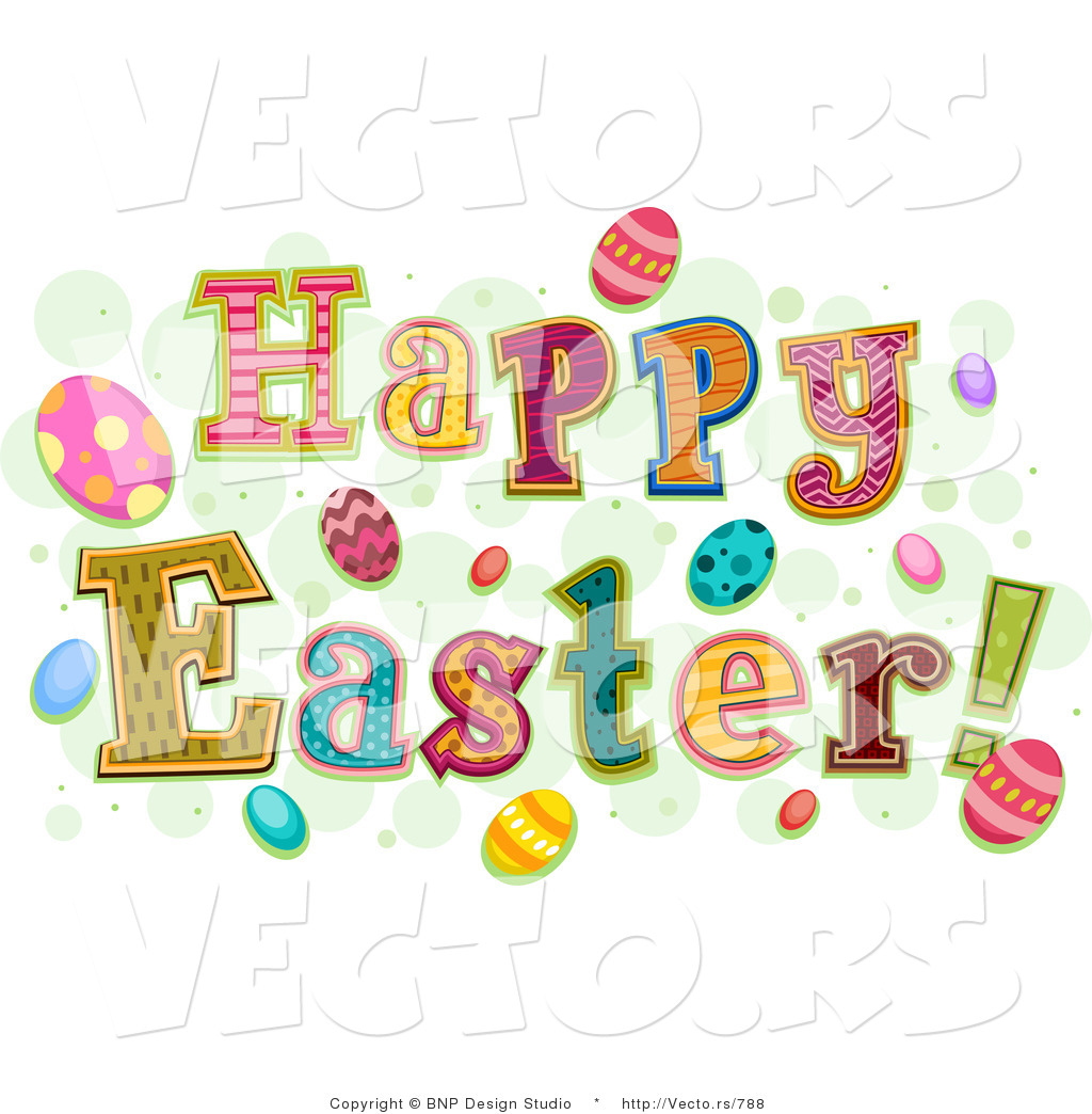 Christian Happy Easter Clip Art