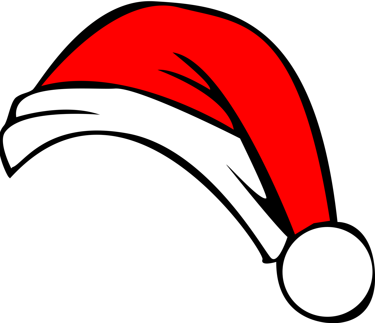 Christmas Santa Hat Clip Art