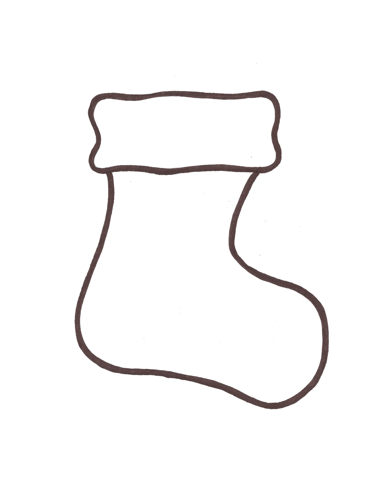 Christmas Stocking Template