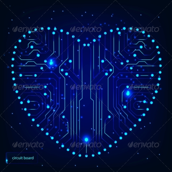 Circuit Board Heart