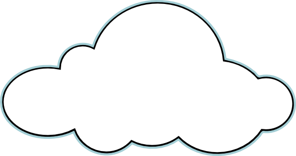 Cloud Outline Clip Art Free