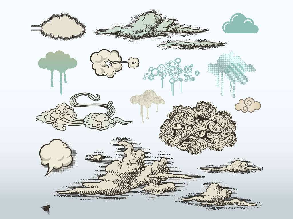 Cloud Vector Clip Art