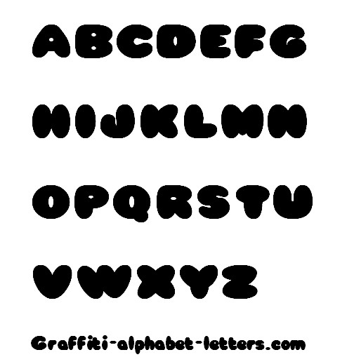 Cute Bubble Letter Fonts