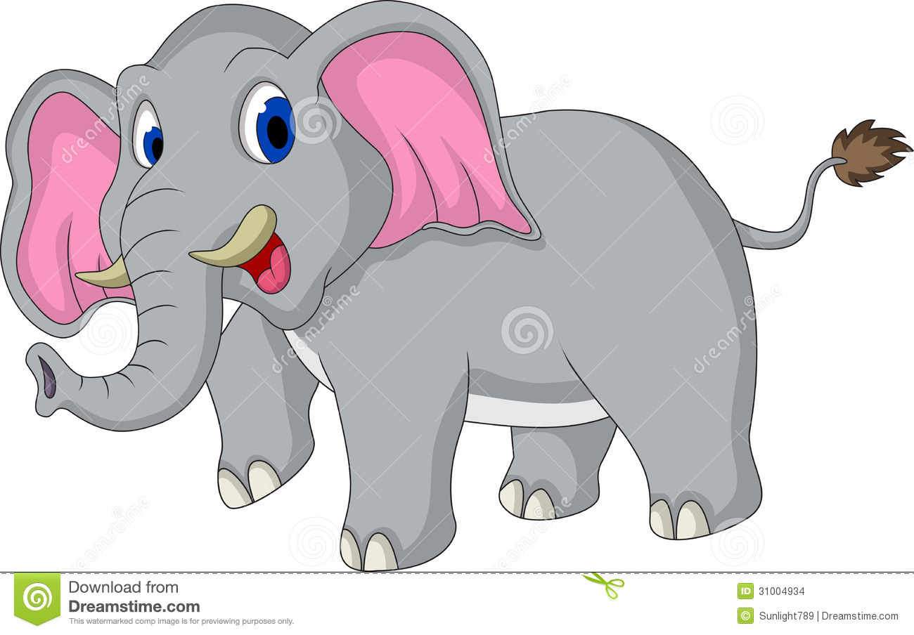 Cute Cartoon Elephants