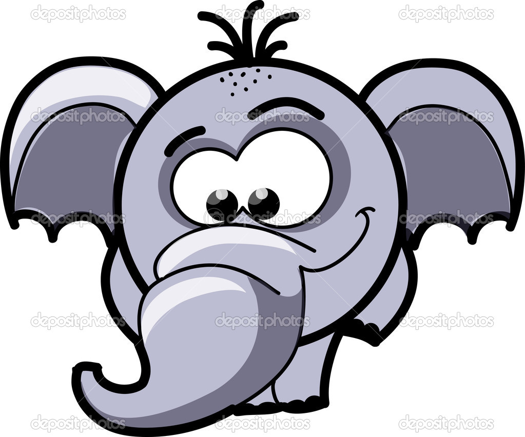 Cute Cartoon Elephants