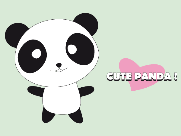 Cute Cartoon Panda