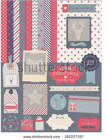 Cute Christmas Scrapbook Backgrounds