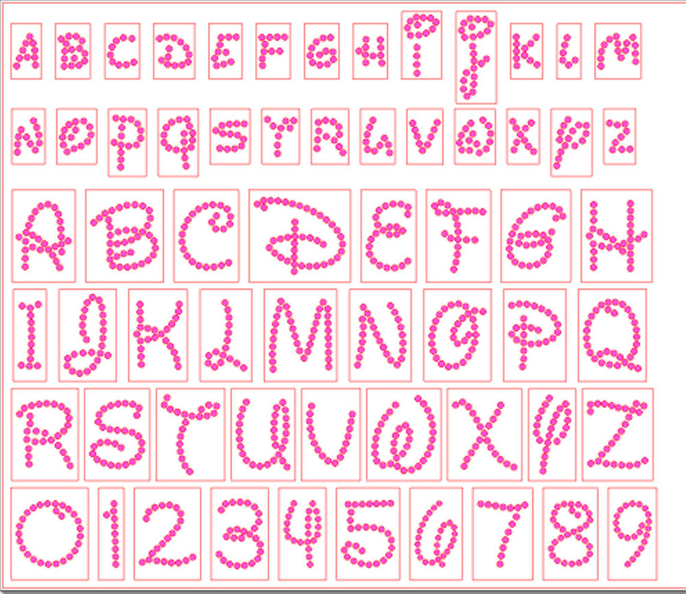 Disney Font Alphabet Letter Printables