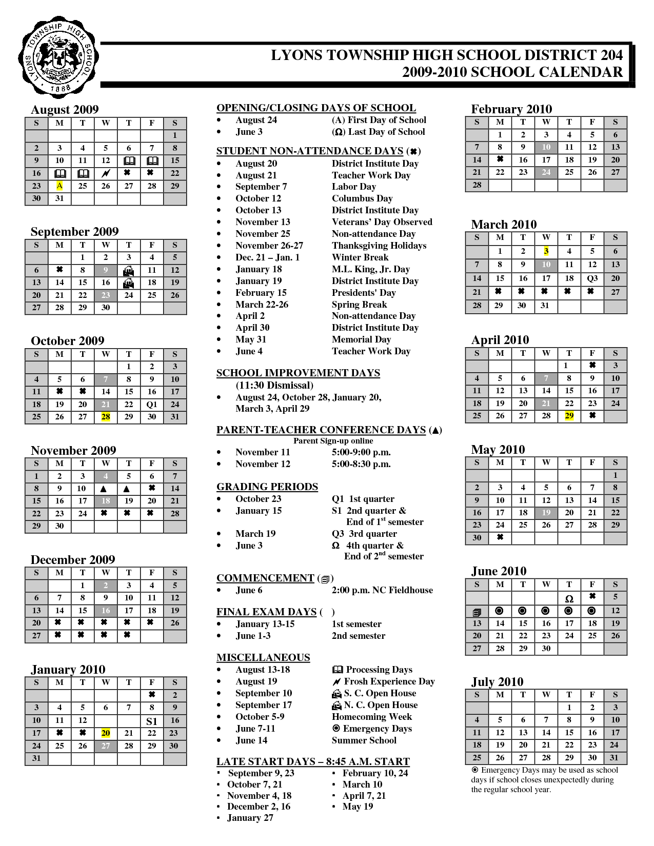 11 IPSD 2013 2014 Calendar Images