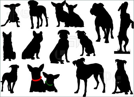 Dog Silhouette Vector