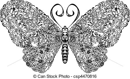 Drawing Butterflies Wing Pattern