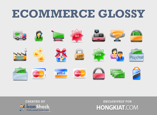 E-Commerce Icon Set Free