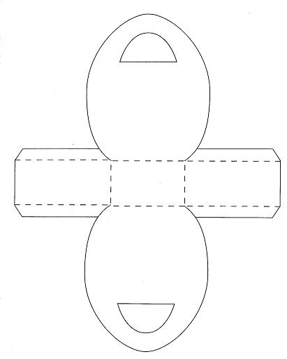 Easter Egg Basket Template