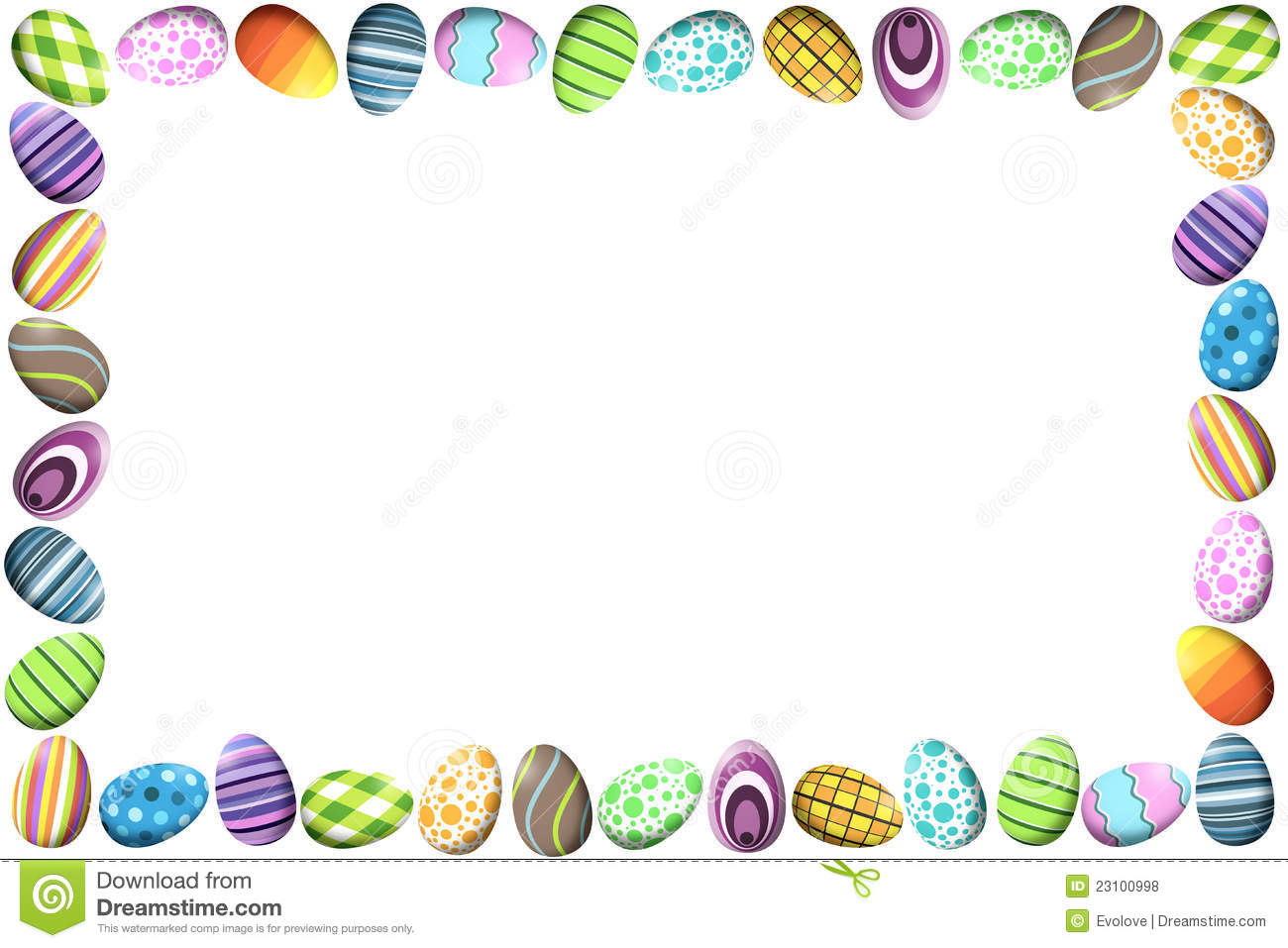 Easter Egg Border