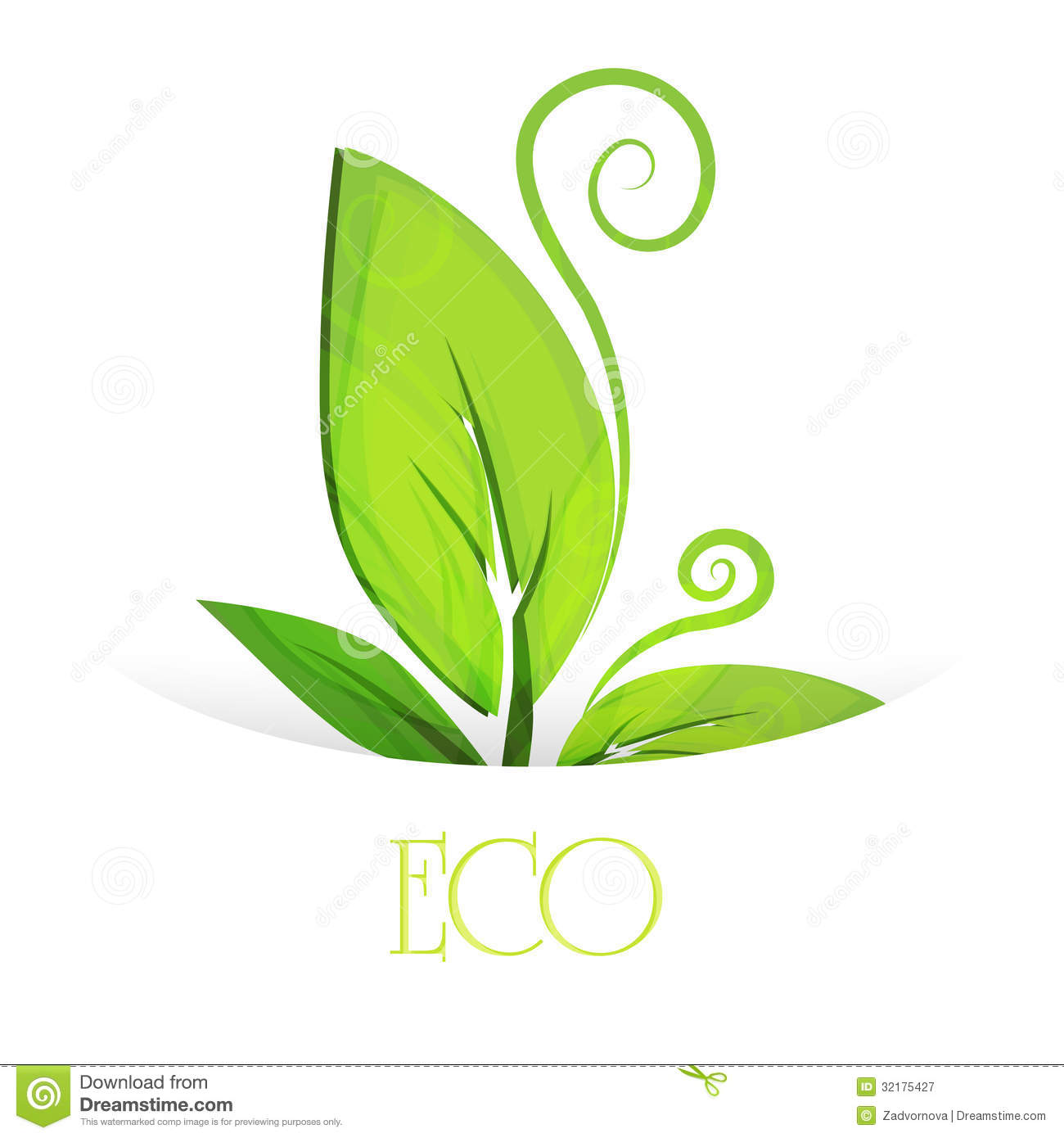 Eco-Leaf Vector Free