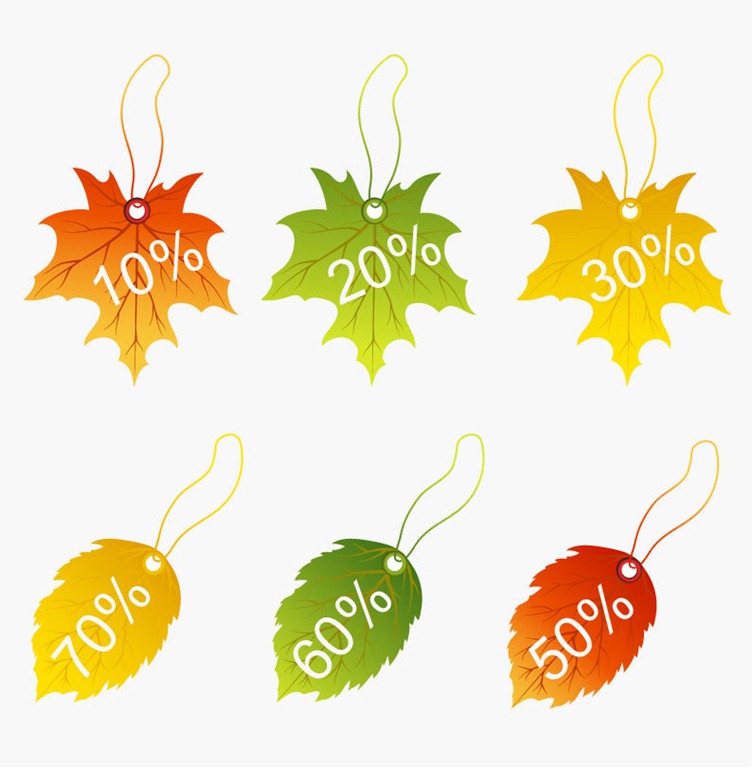 Fall Leaves Vector Graphic
