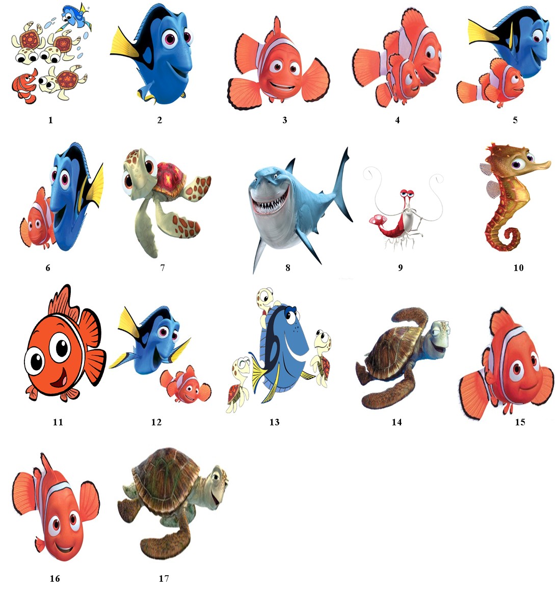 Finding Nemo Characters Dory