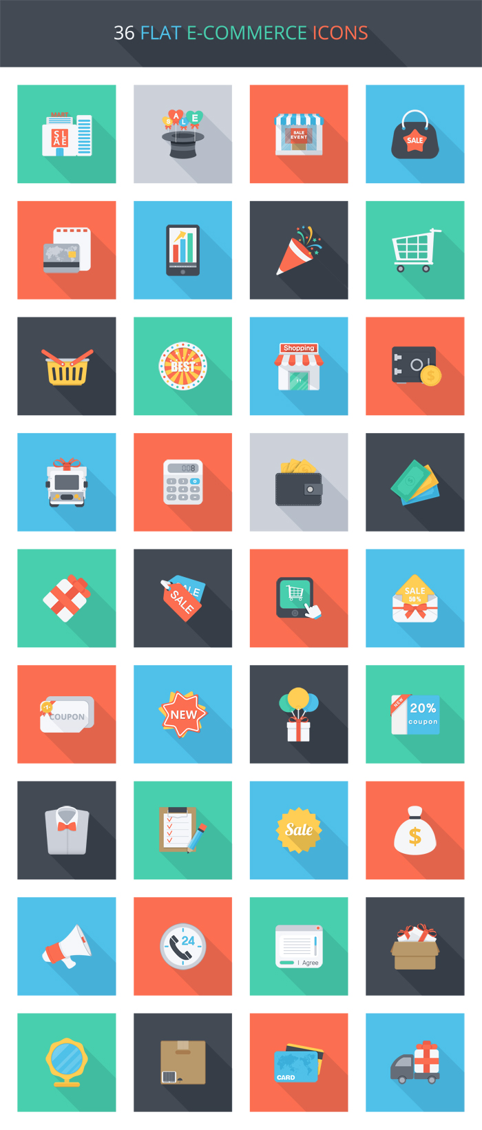 Flat eCommerce Icon