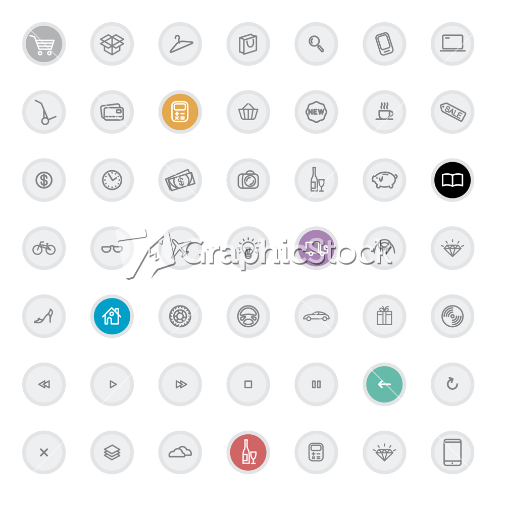 Flat Icons Vector Free