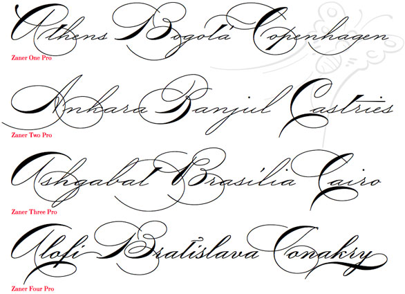 Font Handwriting Fancy Cursive