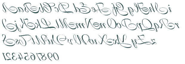 Font Letters of the Alphabet Backwards Font Letters of the Alphabet Backwards