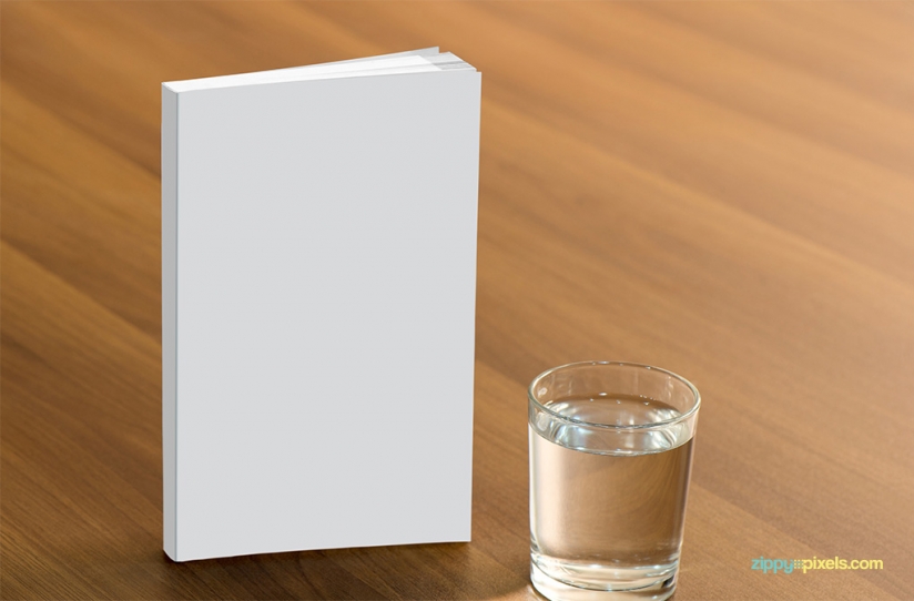 Free Book Cover Mockup Template PSD