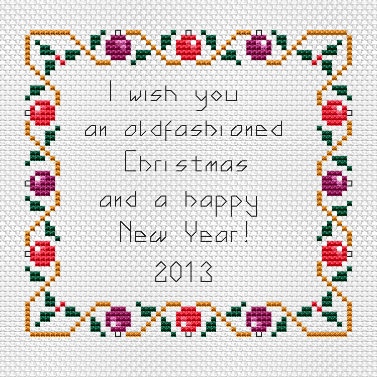Free Christmas Cross Stitch Borders Free Christmas Cross Stitch Borders