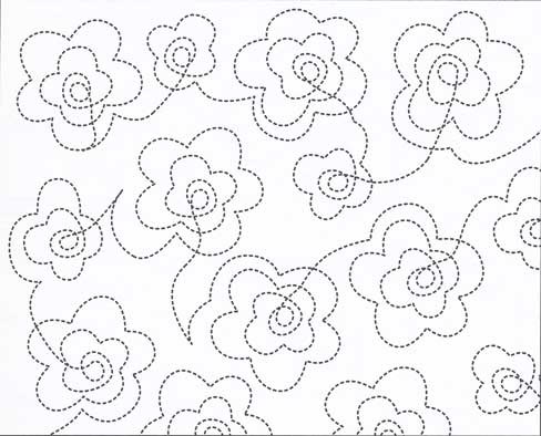 Free Continuous Line Quilting Designs