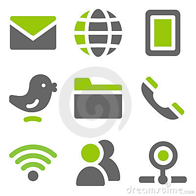 Free Green Communication Icons