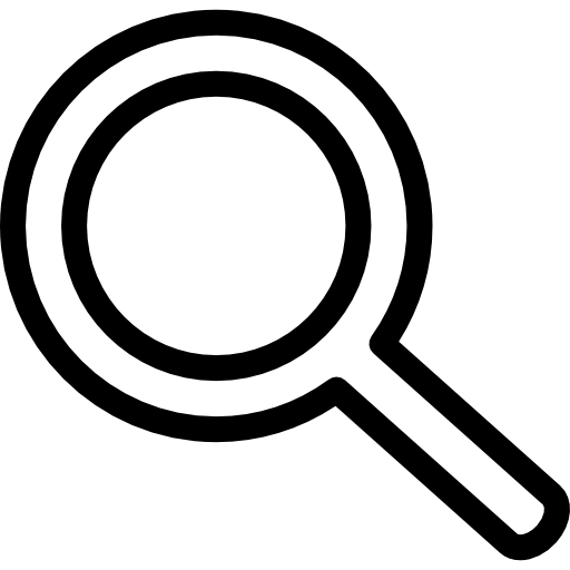 Free Magnifying Glass Outline
