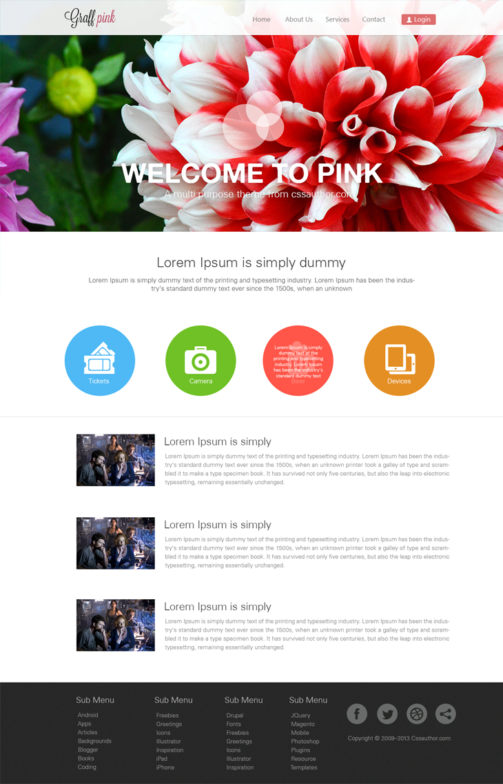 simple website templates free download