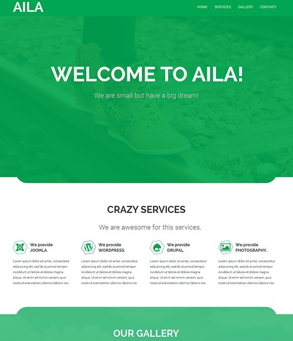 Free Simple Website Template