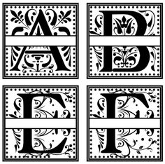 Free Split Letter Fonts Free Split Letter Fonts
