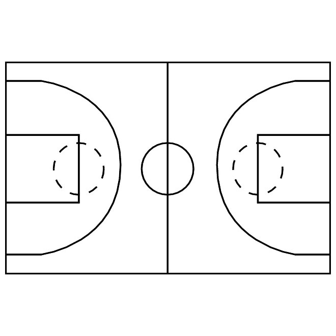 7 Basketball Court Vector Images