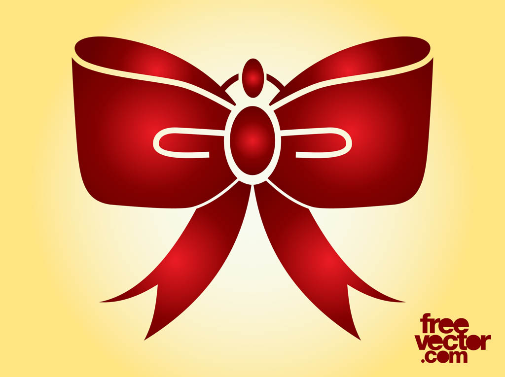 Free Vector Christmas Bow Graphics Free Vector Christmas Bow Graphics