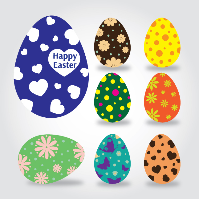 Free Vector Easter Eggs