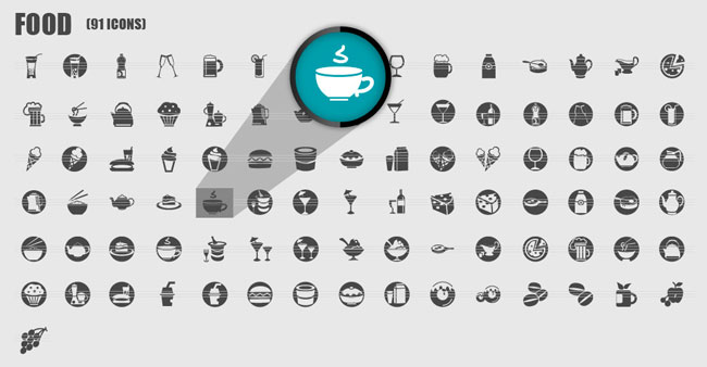 Free Vector Icons Food