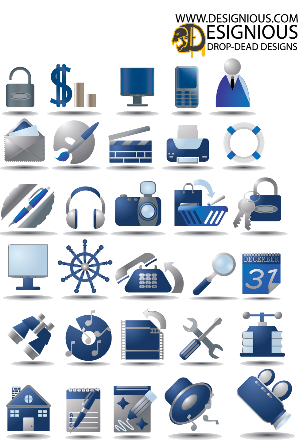 Free Vector Icons Set