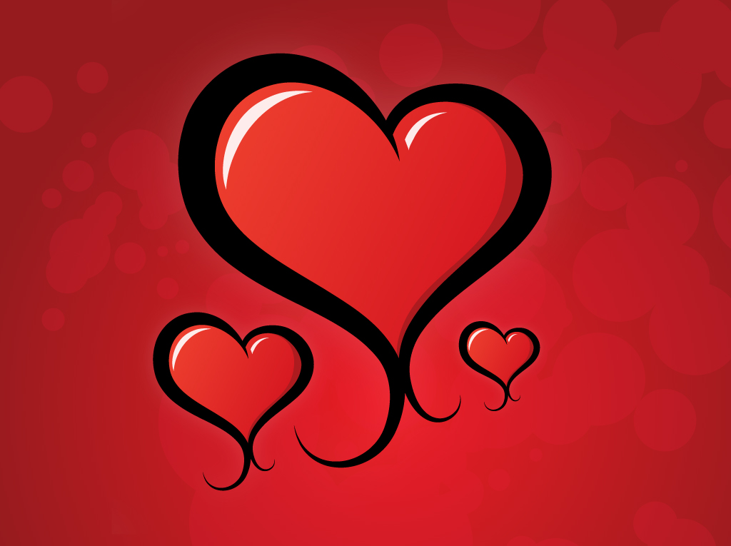 Free Vector Swirls Hearts