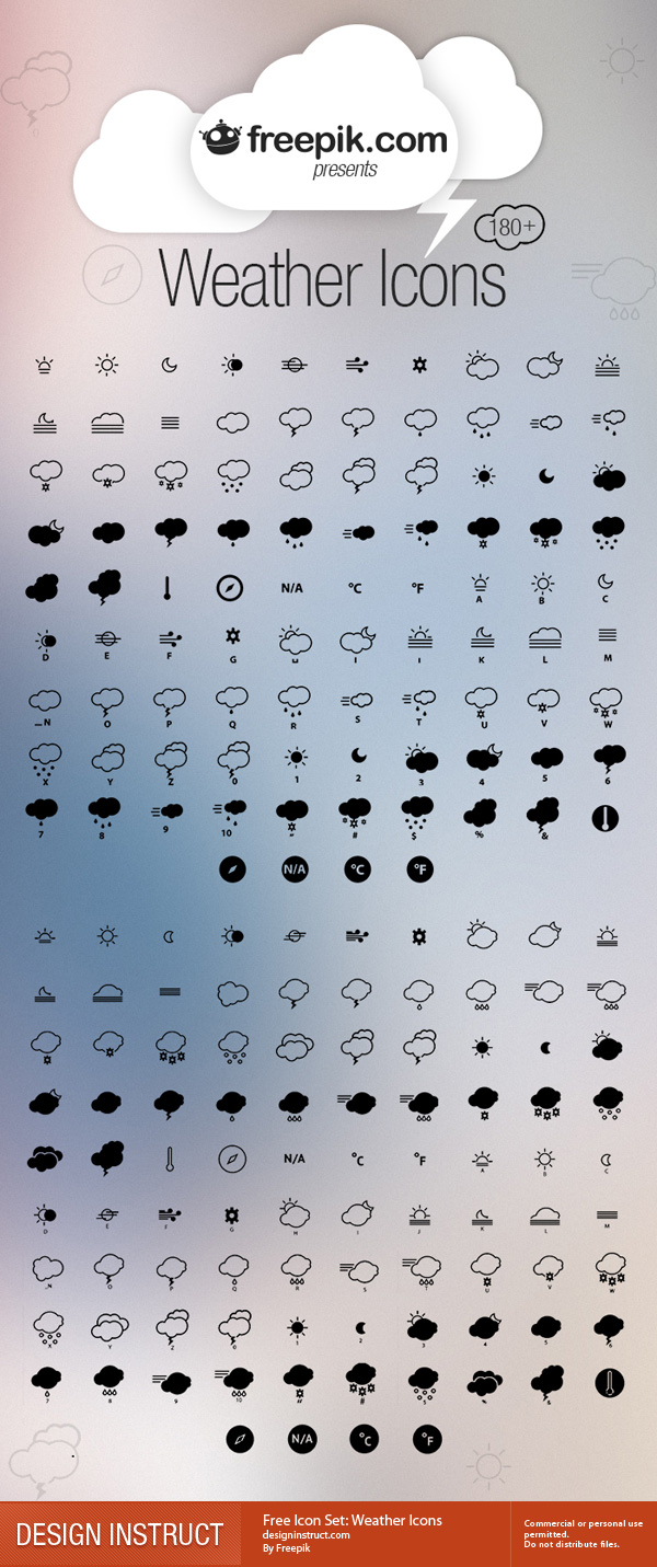 Free Weather Icons