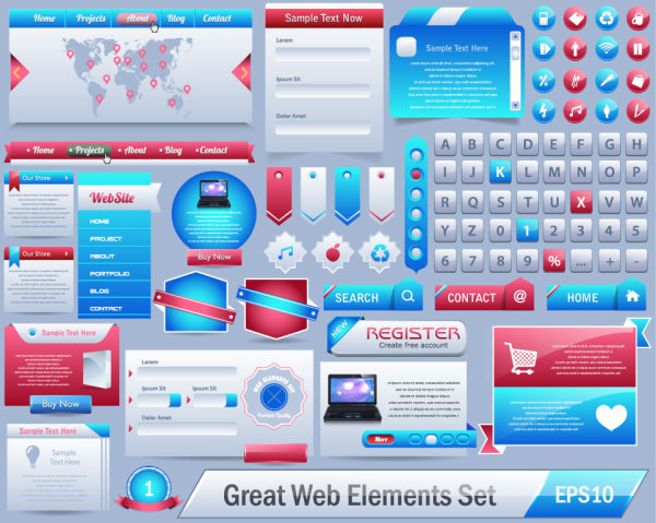 Free Web Page Graphic Sets