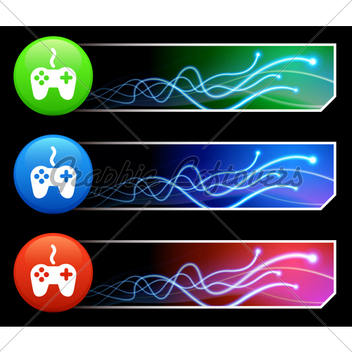 Game Controller Icon Button